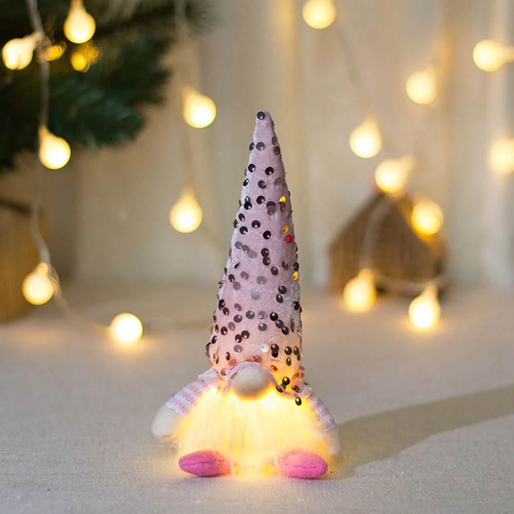 3er Set Wichtel Weihnachtsdeko mit LED - Image 7