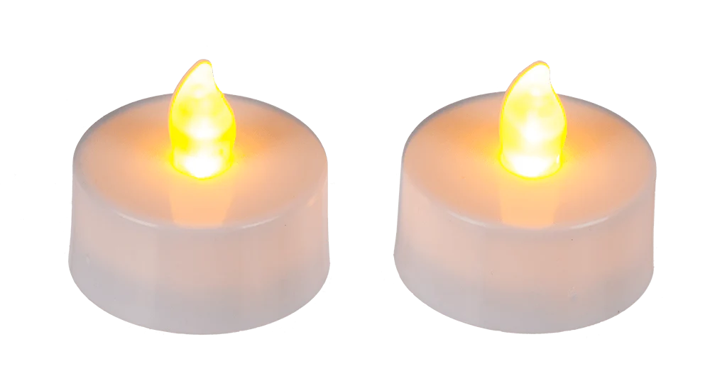 4er Set Teelichter mit Batterie