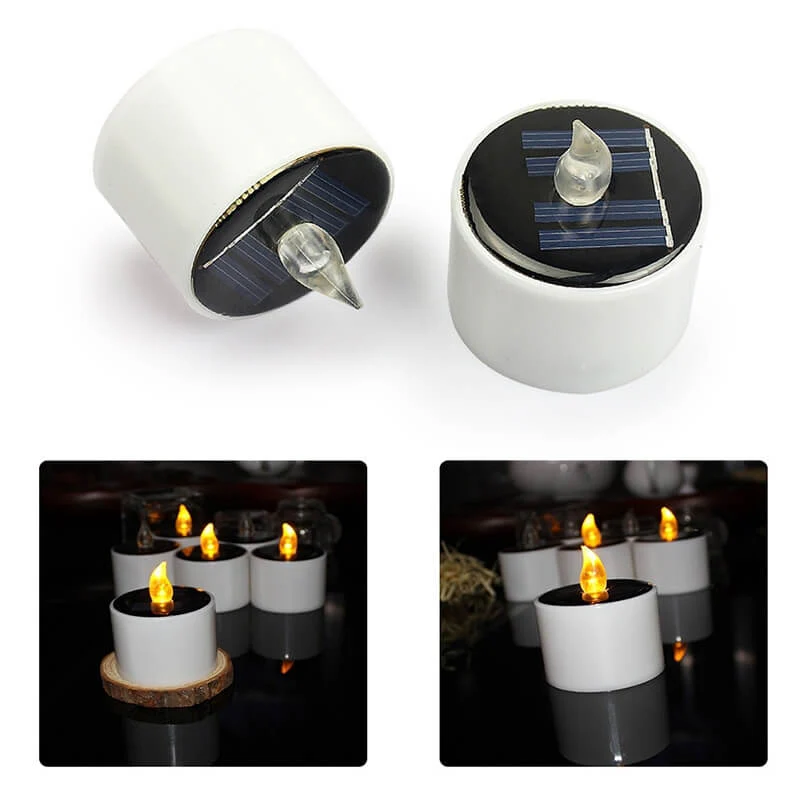 6er Set LED Solar Teelichter - Image 7