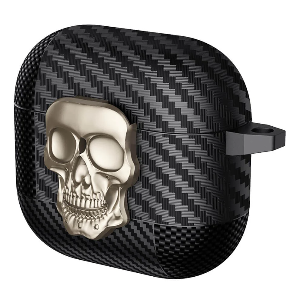 AirPods 4 - Skull Schutzhülle mit Karabiner - Image 9