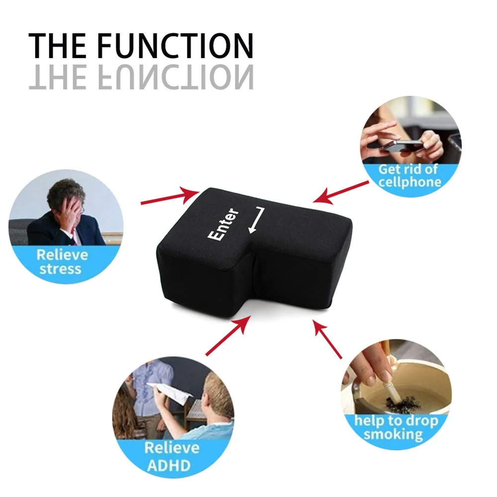 Anti Stress Grosse Enter Taste Mit USB Anschluss Stressabbau - Image 4