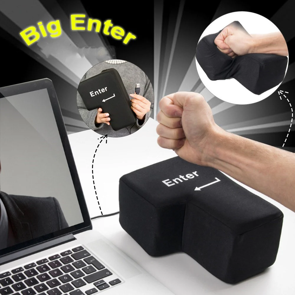 Anti Stress Grosse Enter Taste Mit USB Anschluss Stressabbau - Image 9