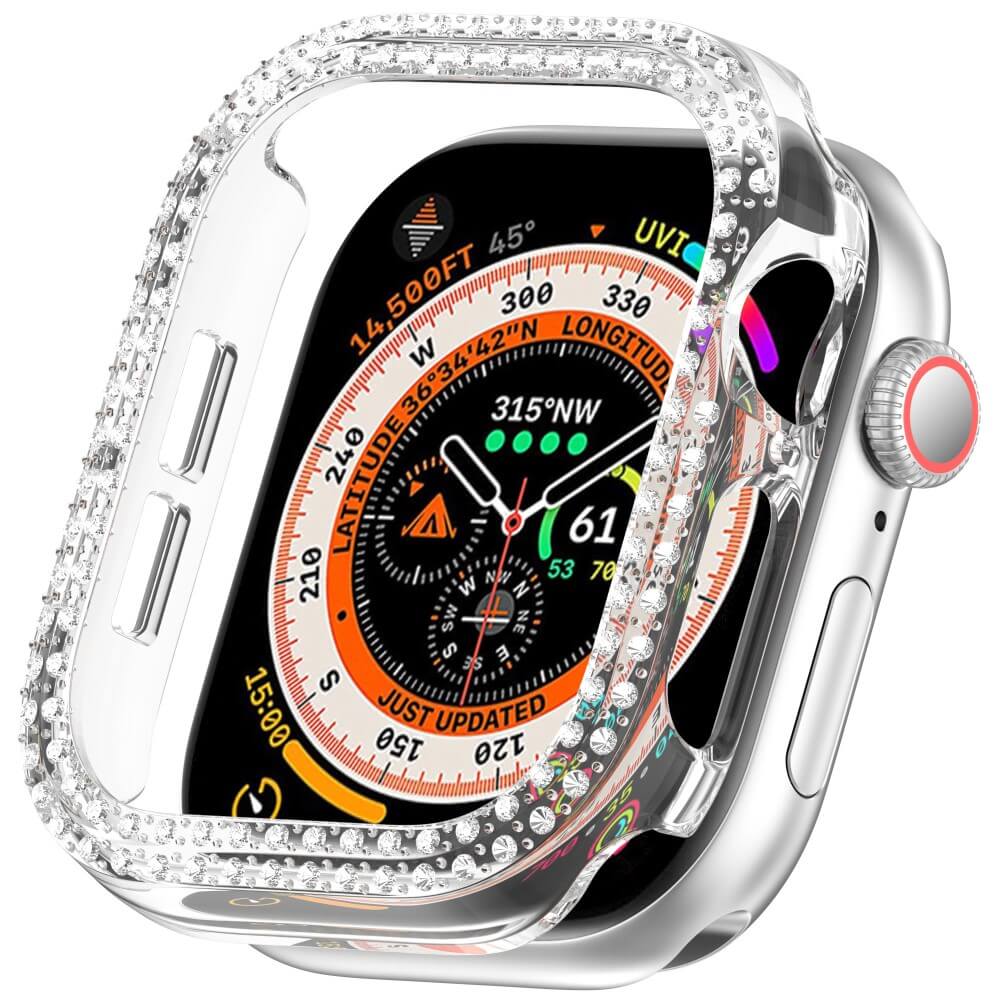 Apple Watch 10 / 11 - 42mm - Glitzer Strass Schutz Case - Image 29