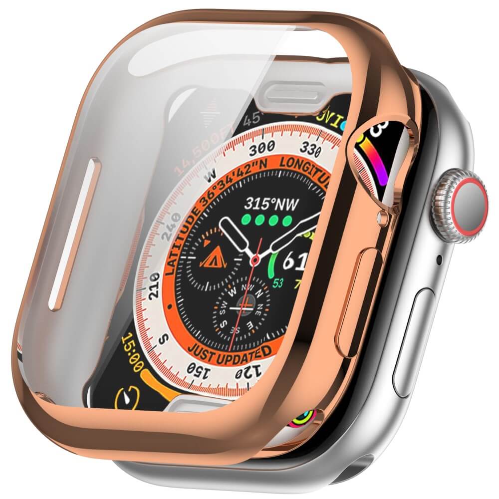 Apple Watch 10 - 42mm - Gummi Schutz Case Metall-Look - Image 13