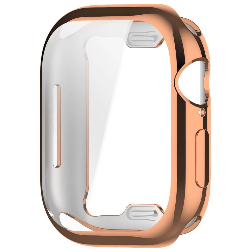 Apple Watch 10 - 42mm - Gummi Schutz Case Metall-Look - Image 17