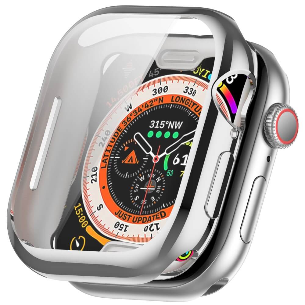 Apple Watch 10 - 42mm - Gummi Schutz Case Metall-Look - Image 20