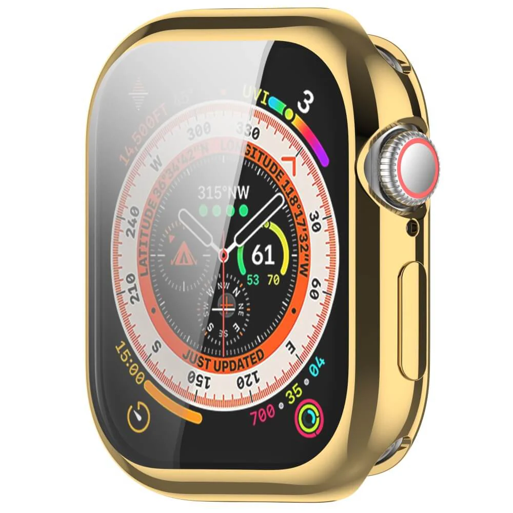 Apple Watch 10 - 42mm - Gummi Schutz Case Metall-Look - Image 7