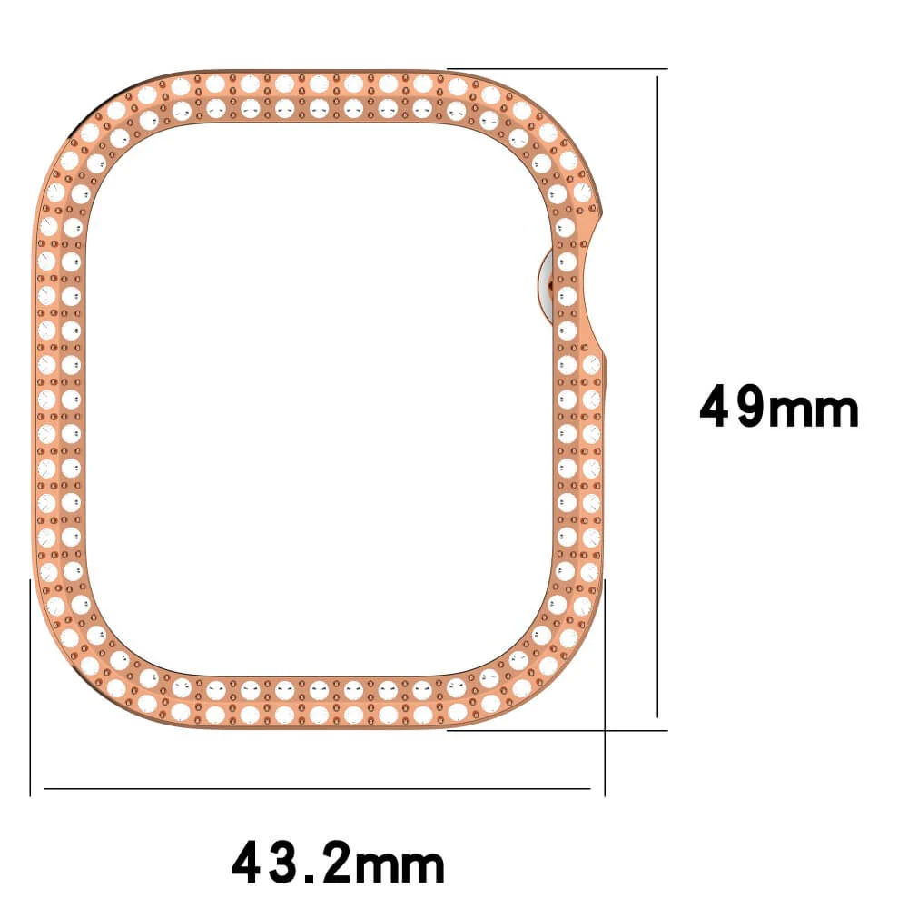 Apple Watch 10 - 46mm - Glitzer Strass Schutz Case - Image 14