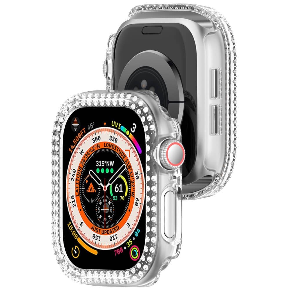 Apple Watch 10 - 46mm - Glitzer Strass Schutz Case - Image 31
