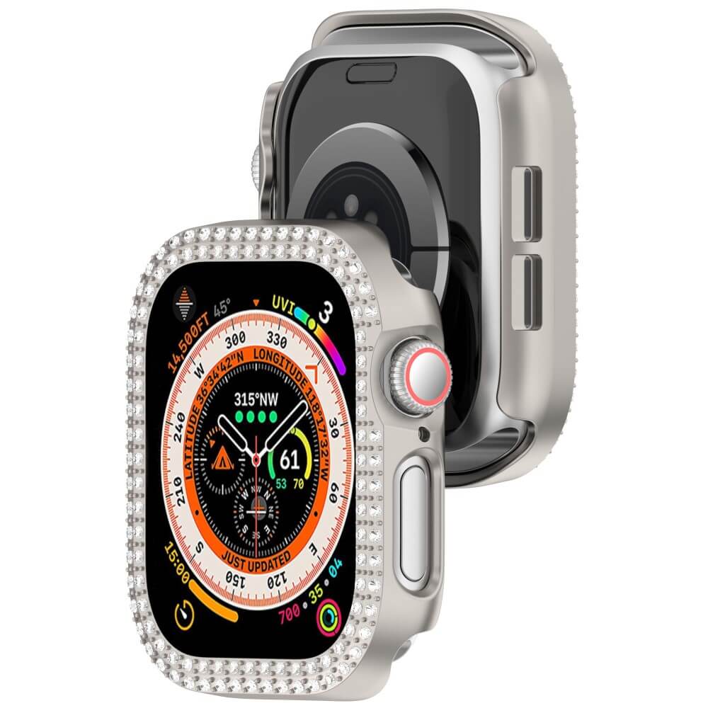 Apple Watch 10 - 46mm - Glitzer Strass Schutz Case - Image 41