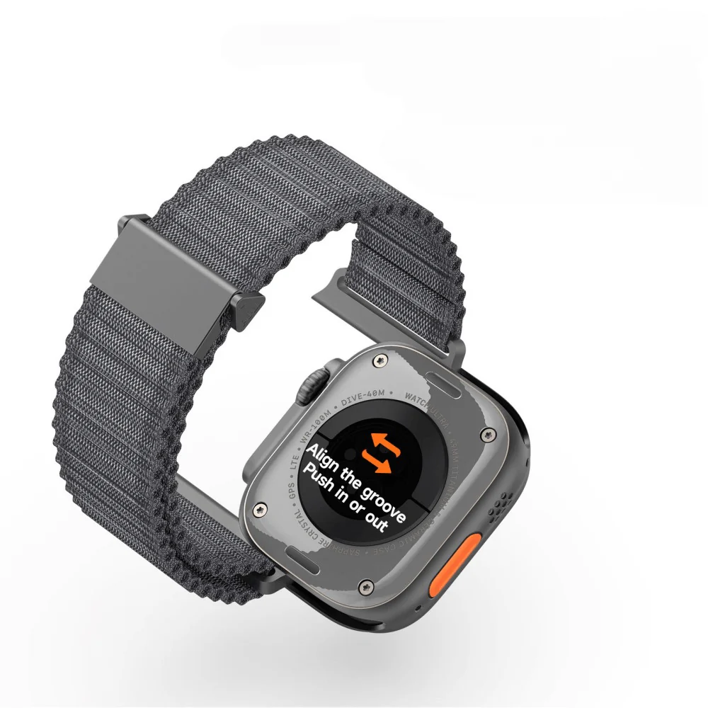 Apple Watch 42/41/40mm - Dux Ducis Nylon Stoff Ersatzarmband - Image 16
