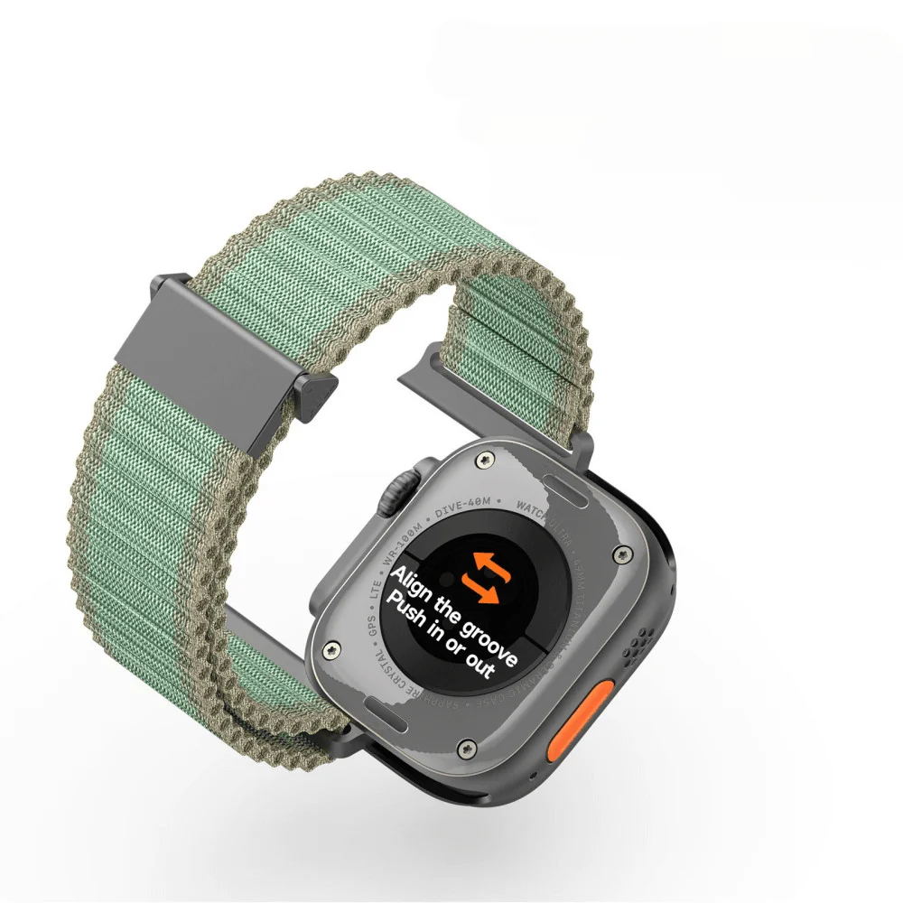 Apple Watch 42/41/40mm - Dux Ducis Nylon Stoff Ersatzarmband - Image 20