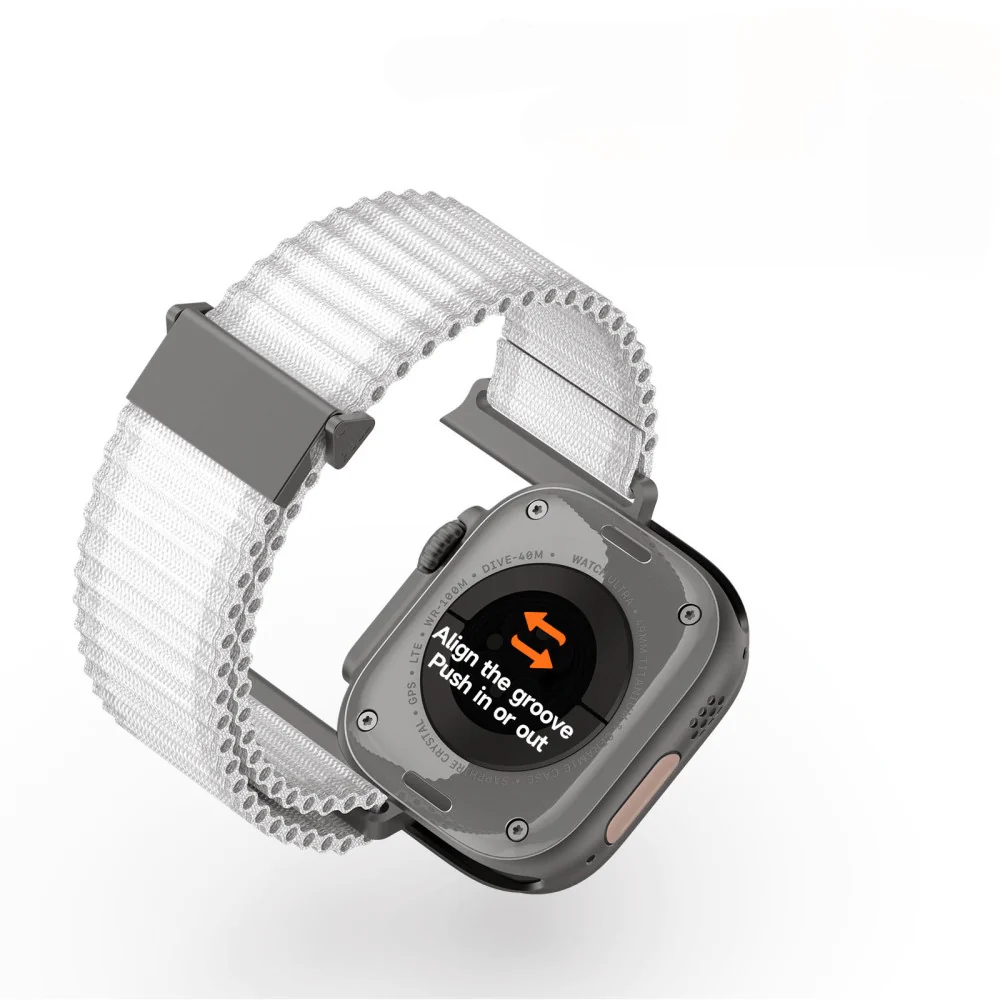 Apple Watch 42/41/40mm - Dux Ducis Nylon Stoff Ersatzarmband - Image 28