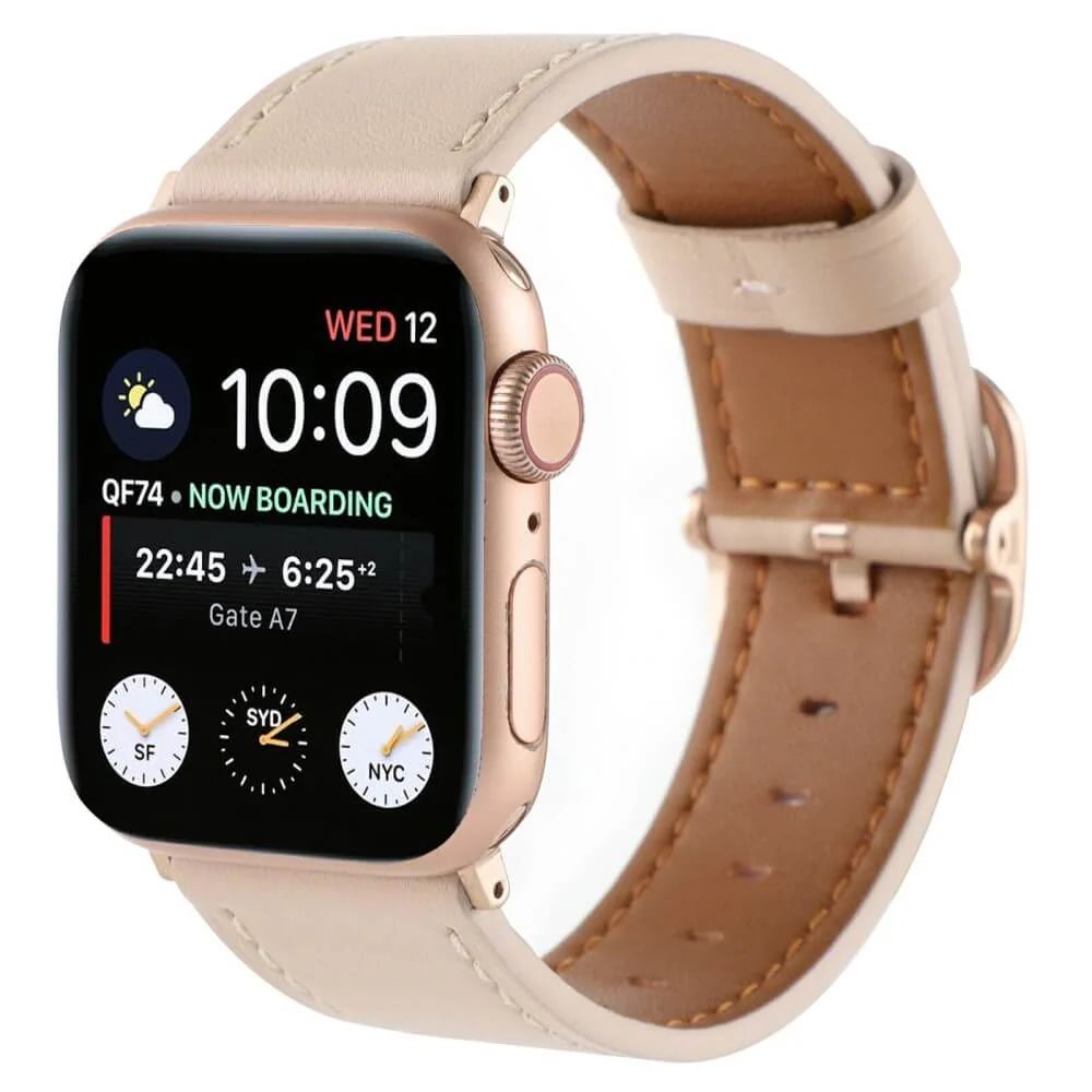 Apple Watch 42/41/40mm - Ersatzband Armband Leder - Image 11