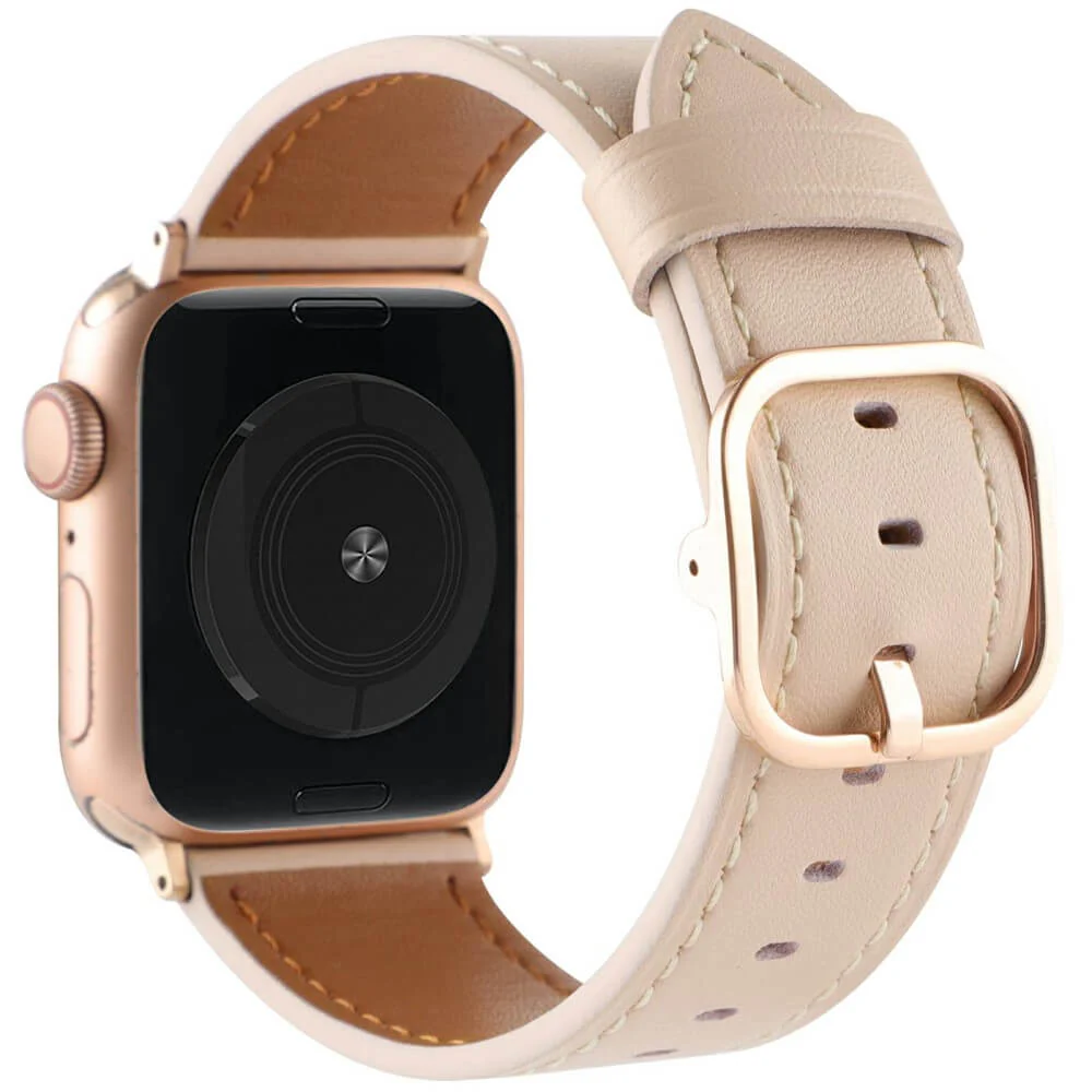 Apple Watch 42/41/40mm - Ersatzband Armband Leder - Image 13