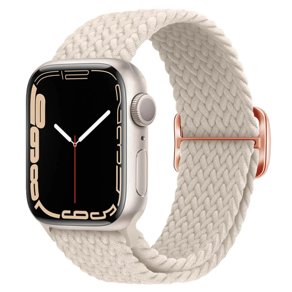 Apple Watch 42/41/40mm - Nylon Stoff Ersatzarmband geflochten - Image 14