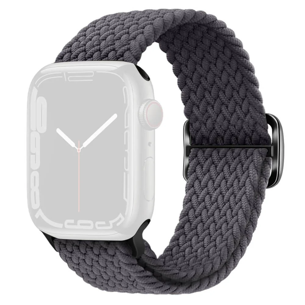 Apple Watch 42/41/40mm - Nylon Stoff Ersatzarmband geflochten - Image 19
