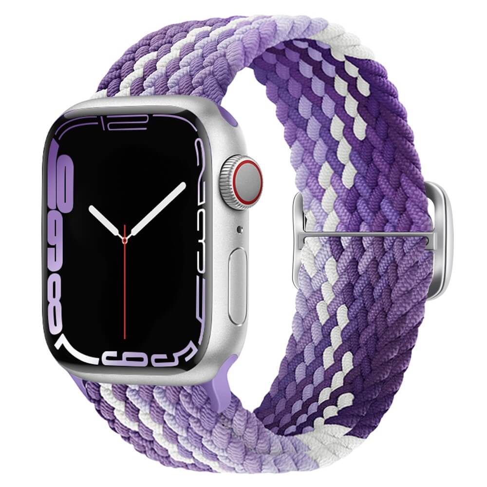 Apple Watch 42/41/40mm - Nylon Stoff Ersatzarmband geflochten - Image 6