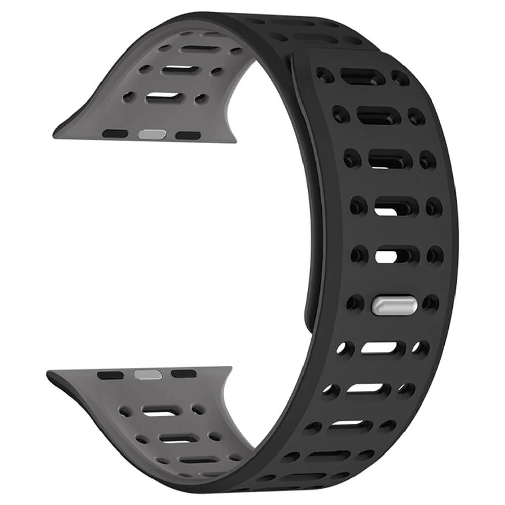 Apple Watch 42/41/40mm - Silikon Sportarmband zweifarbig - Image 7
