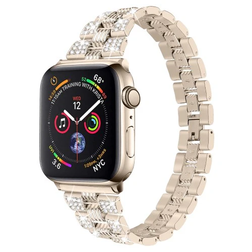 Apple Watch 44/45/46/49mm - Edelstahl Mit Strass Armband - Image 16