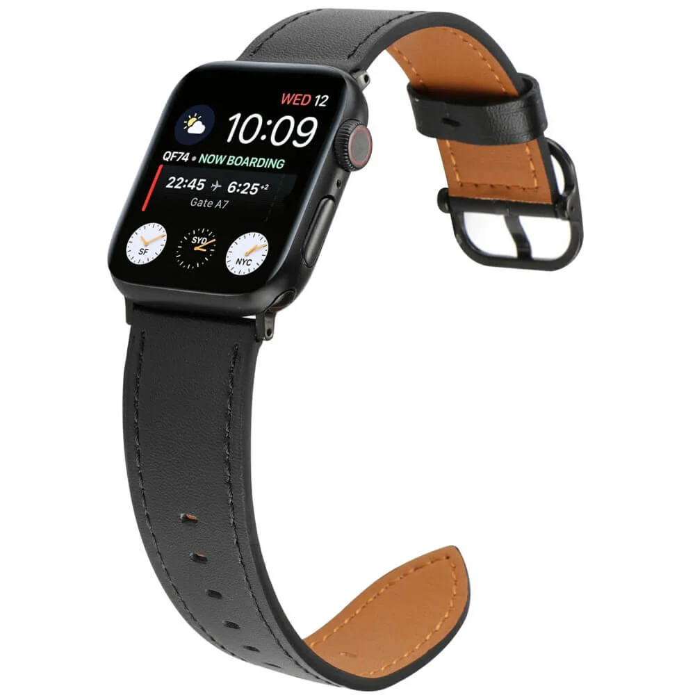 Apple Watch 44/45/46/49mm - Ersatzband Armband Leder - Image 7