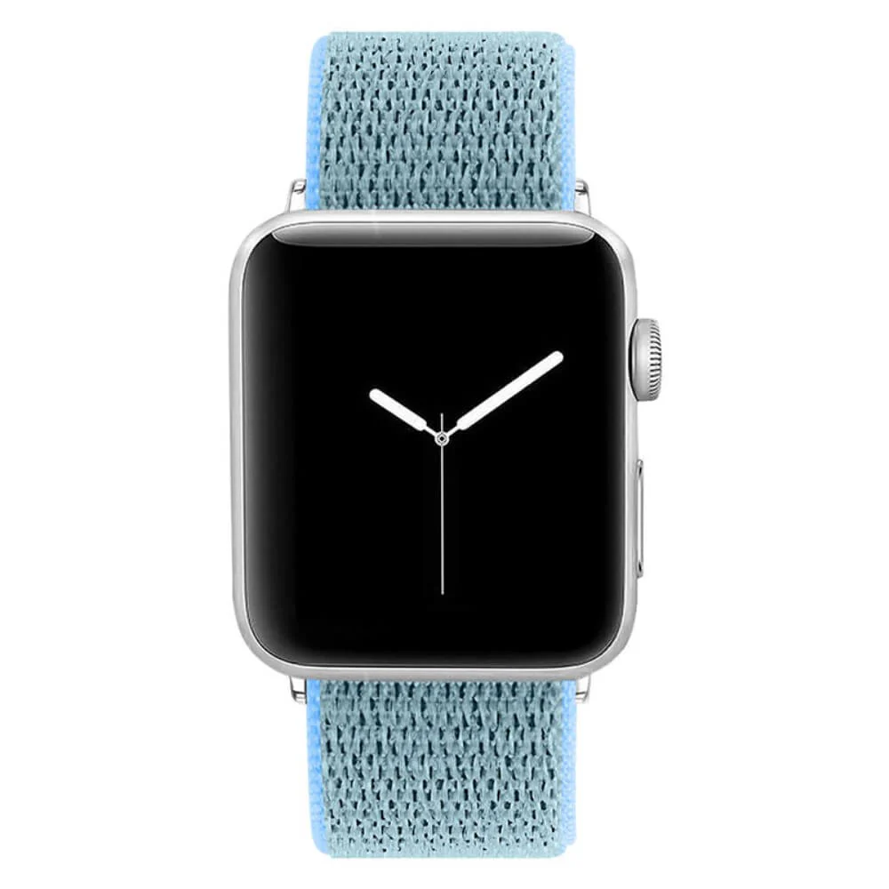 Apple Watch 44/45/46/49mm - Nylon Stoff Band flexibel mit Klett - Image 11