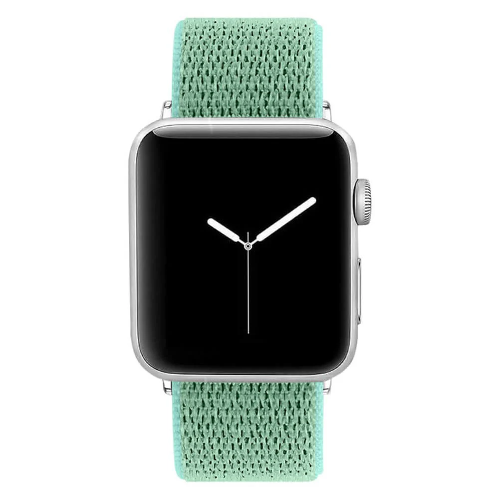 Apple Watch 44/45/46/49mm - Nylon Stoff Band flexibel mit Klett - Image 15