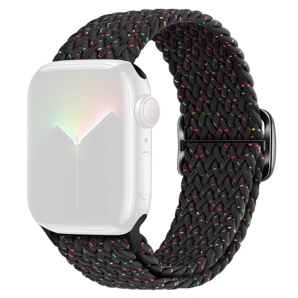 Apple Watch 44/45/46/49mm - Nylon Stoff Ersatzarmband geflochten - Image 14