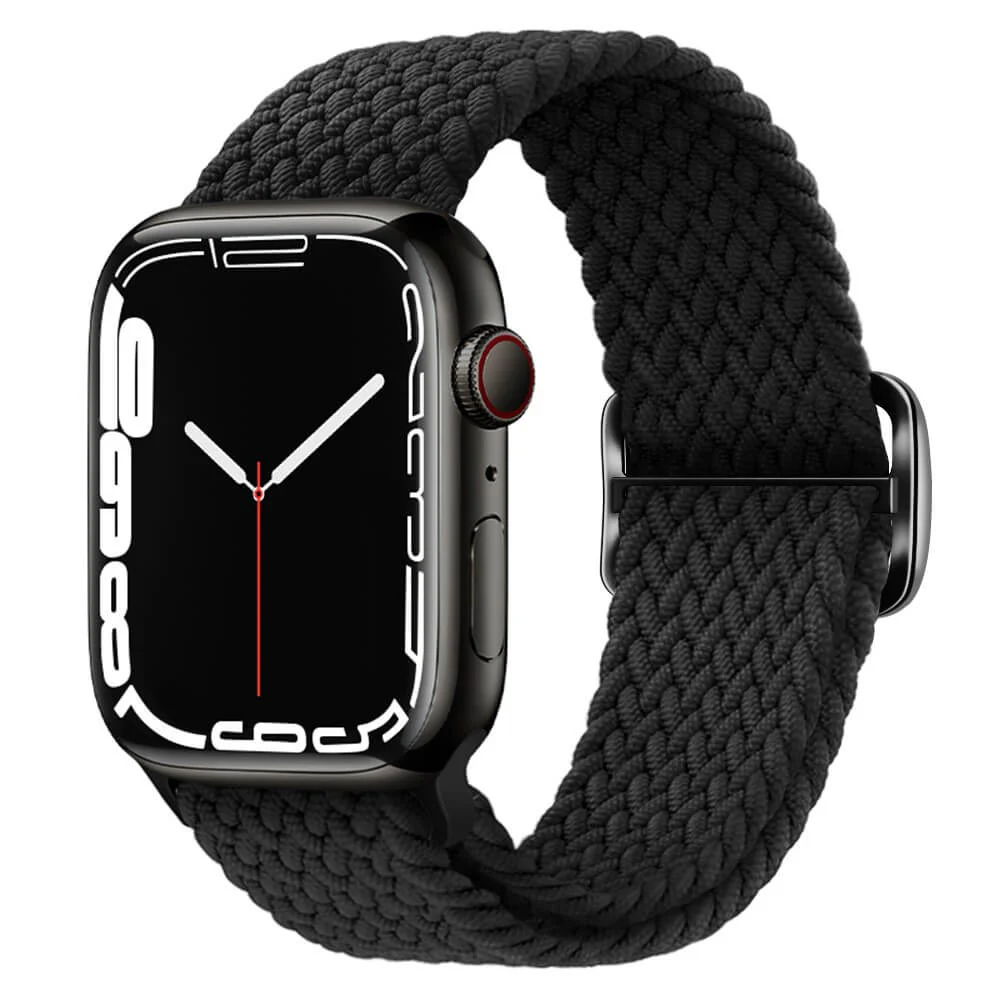 Apple Watch 44/45/46/49mm - Nylon Stoff Ersatzarmband geflochten - Image 3