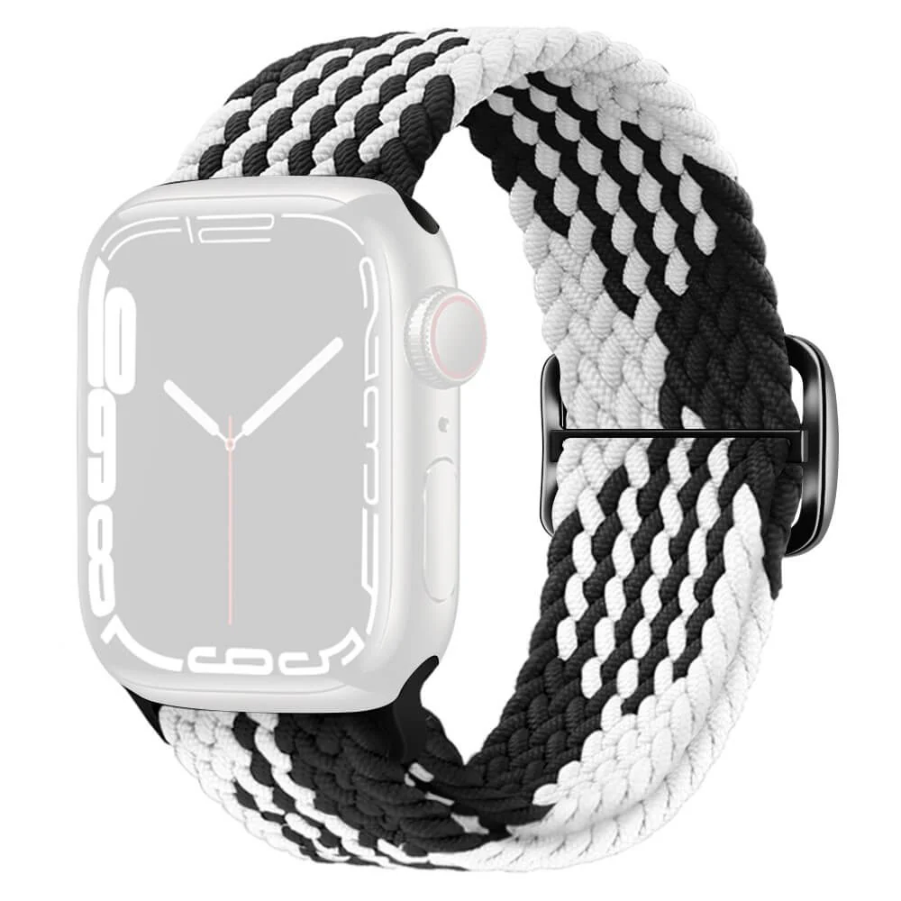 Apple Watch 44/45/46/49mm - Nylon Stoff Ersatzarmband geflochten - Image 5