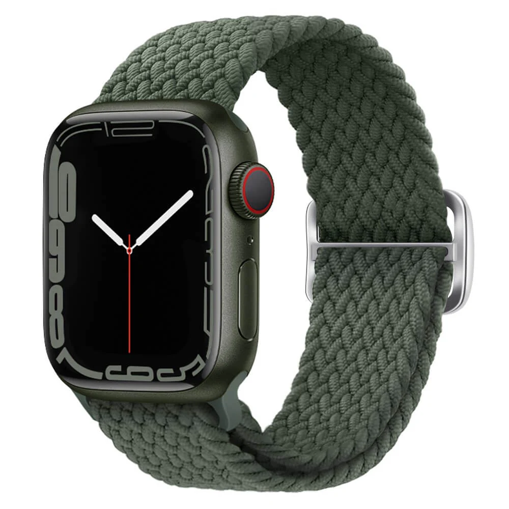 Apple Watch 44/45/46/49mm - Nylon Stoff Ersatzarmband geflochten - Image 9
