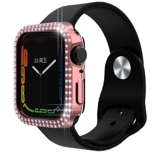 Apple Watch 45mm - Glitzer Strass Schutz Case - Image 3