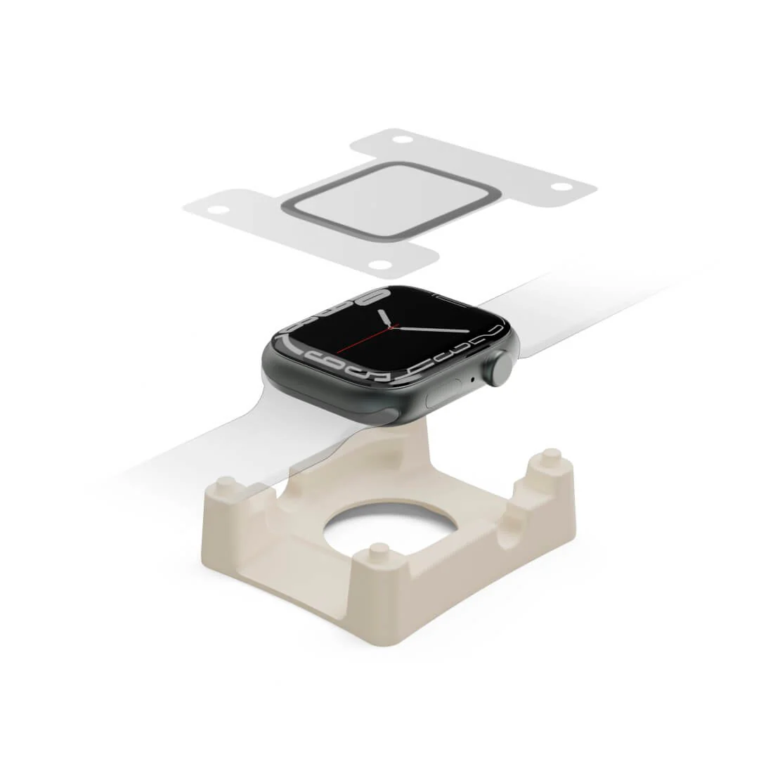 Apple Watch 10, 42mm - Hama Displayschutz Super Hybrid - Image 3