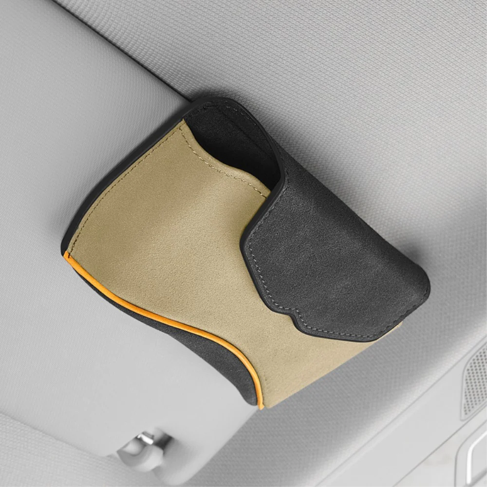 Brillenetui fĂŒr Auto mit Clip fĂŒr Sonnenblende - Image 10