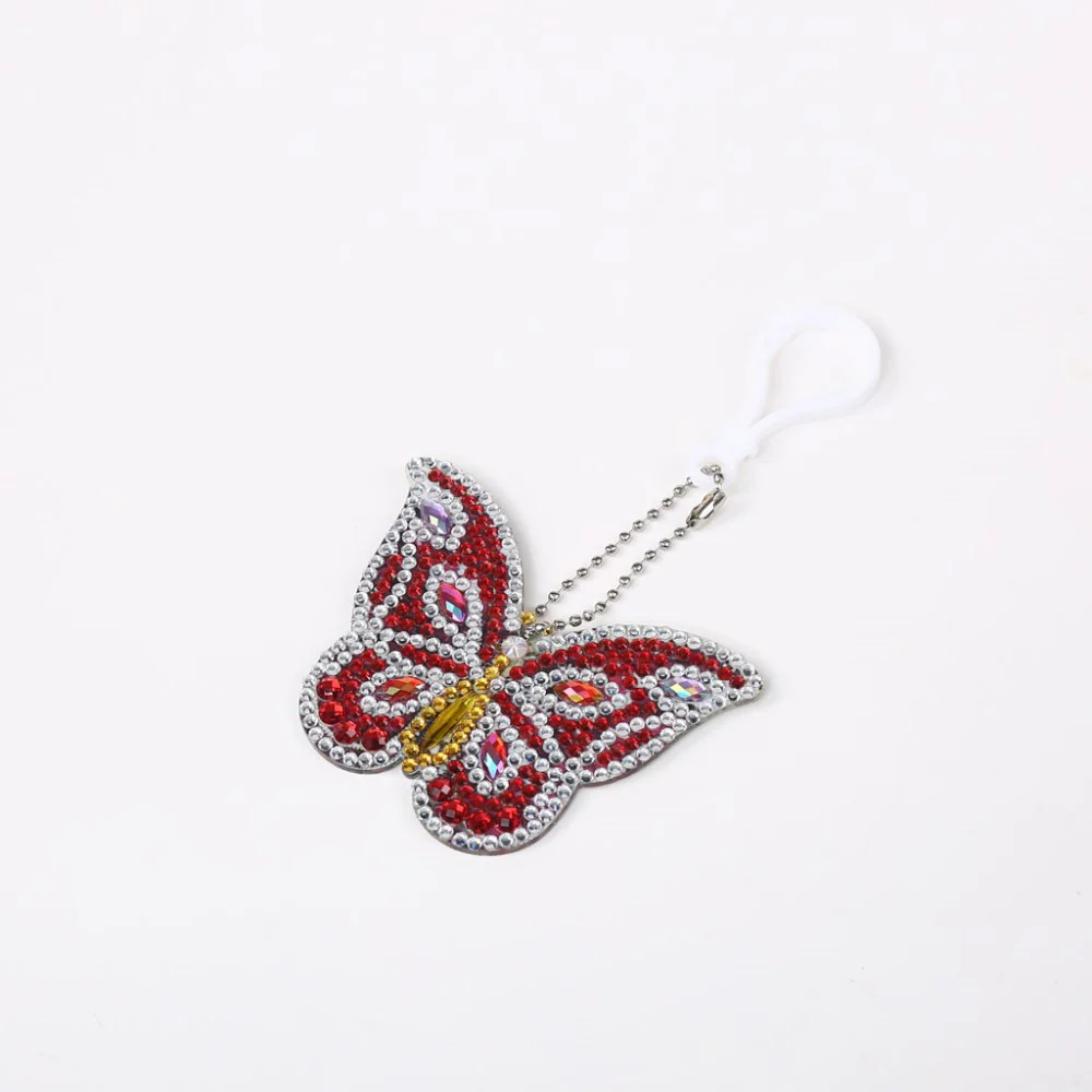 DIY Bastel-set Glitzer Strasssteine Anhänger Schmetterlinge - Image 10