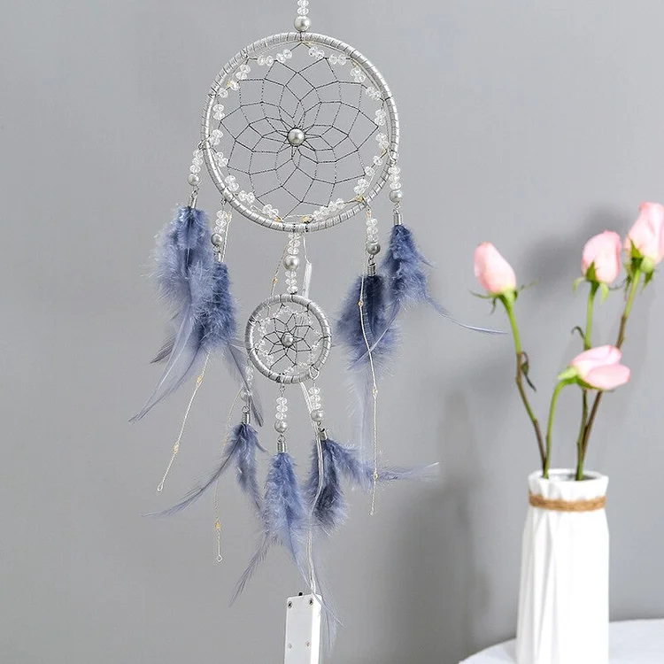 DIY Bastel-Set Traumfänger zum selber gestalten mit LED - Image 8