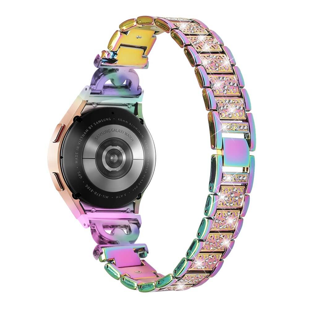 Edelstahl Armband mit Strass 20mm - Image 17