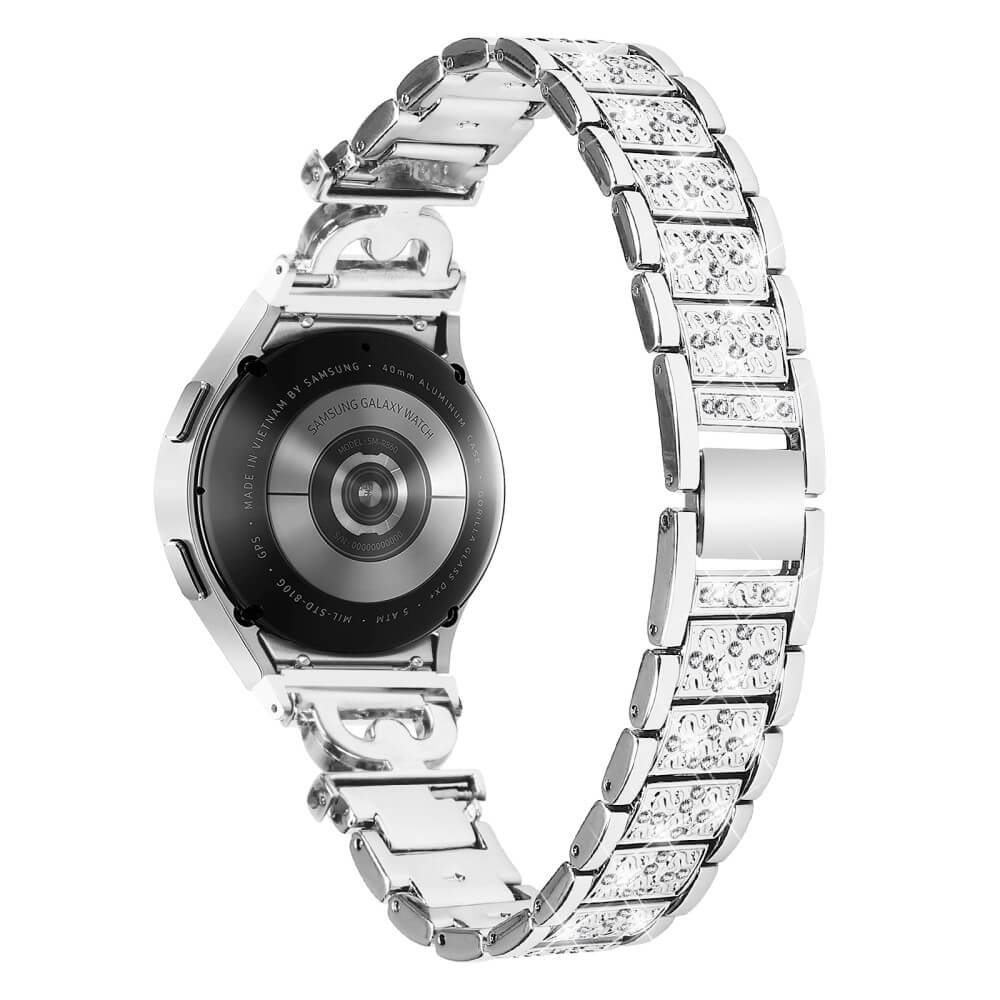 Edelstahl Armband mit Strass 20mm - Image 18