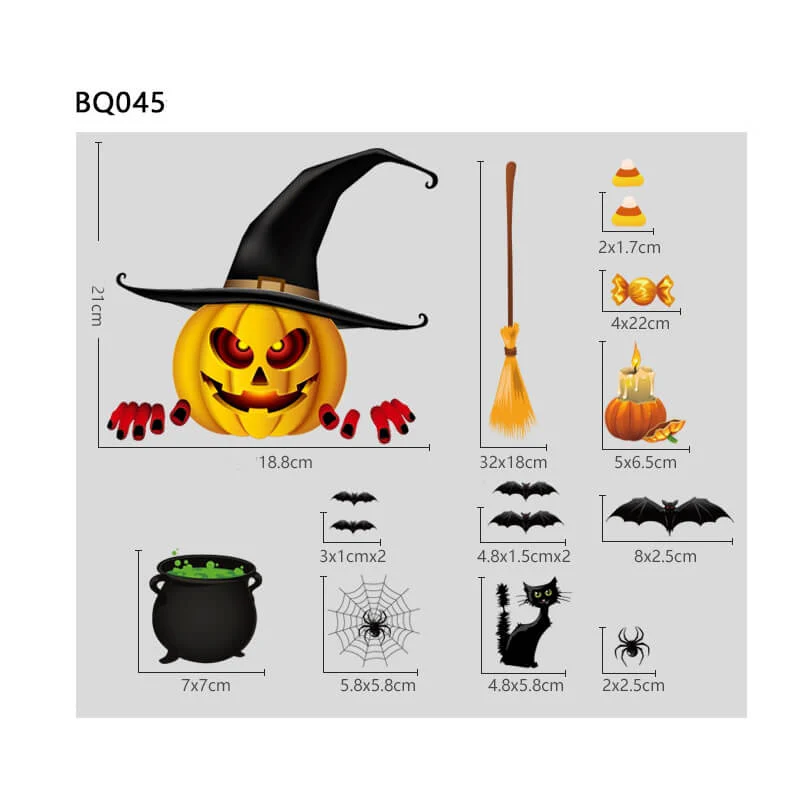 Fenster Sticker Tattoo Halloween - Image 13