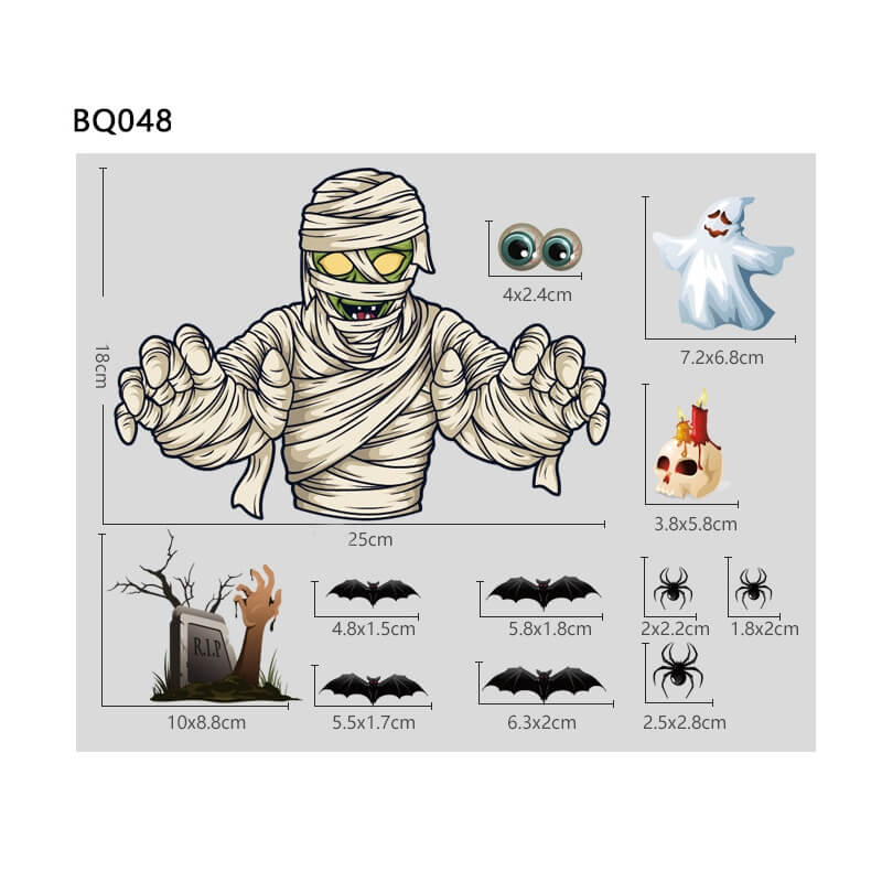 Fenster Sticker Tattoo Halloween - Image 16