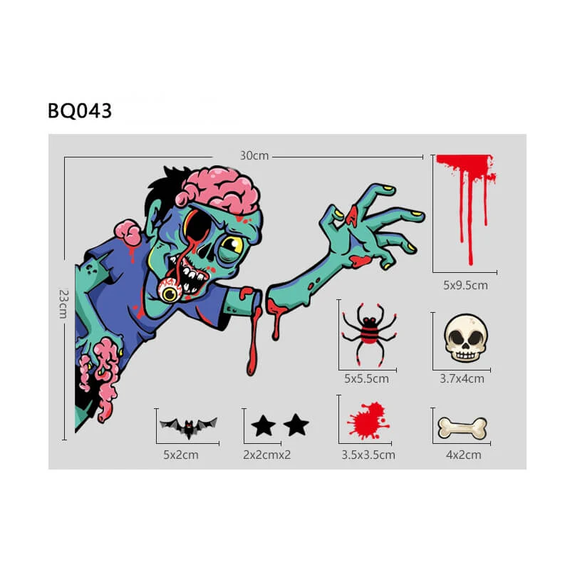 Fenster Sticker Tattoo Halloween - Image 3