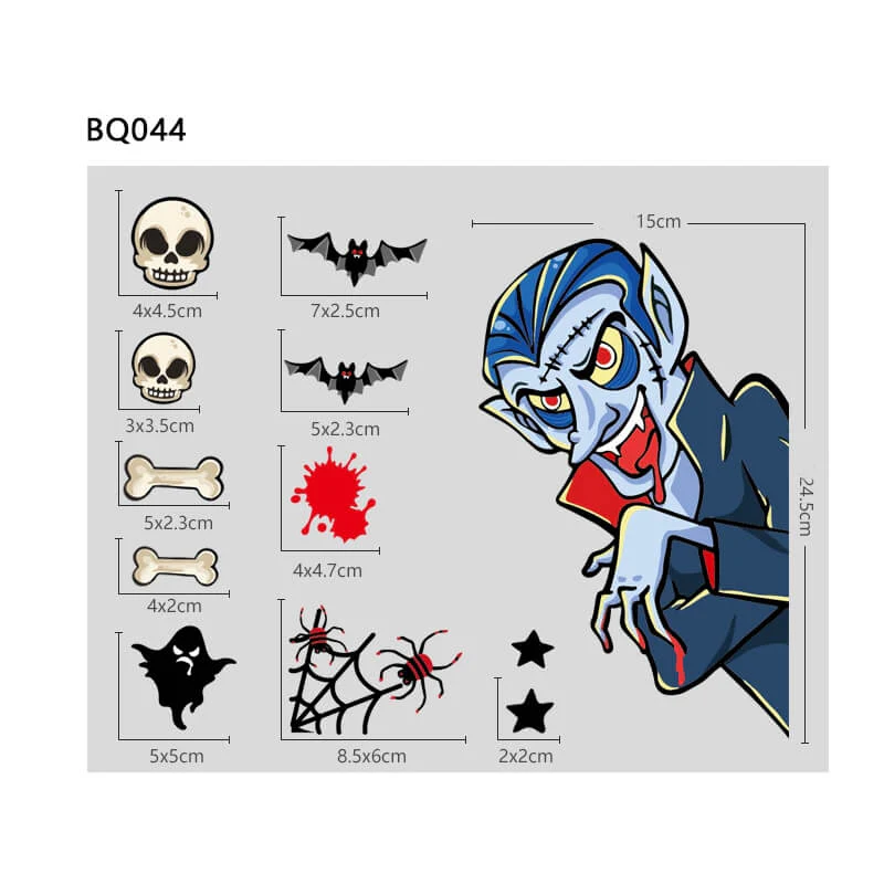 Fenster Sticker Tattoo Halloween - Image 5