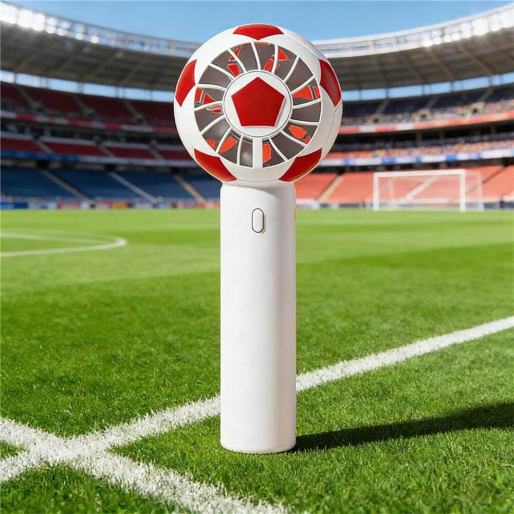 Fussball Mini Ventilator USB – Tragbarer Mini Ventilator Soccer Design - Image 5