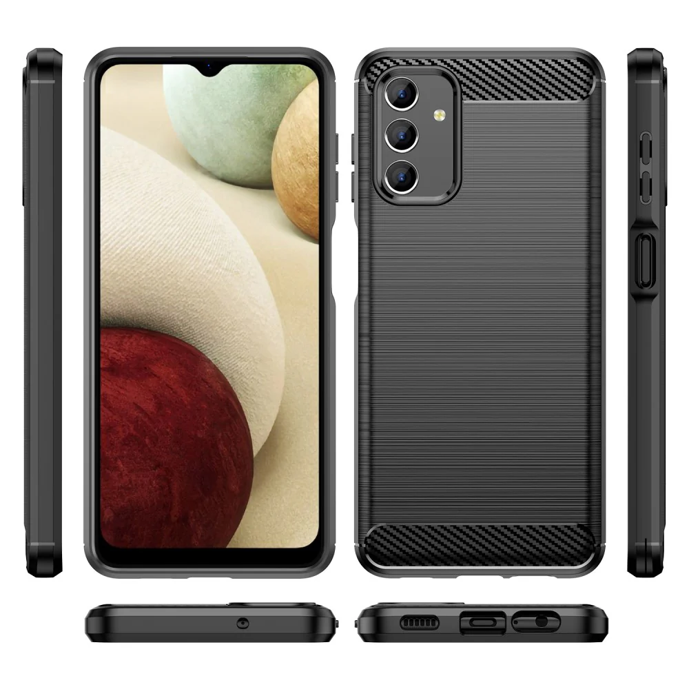 Galaxy A13 - Metall Carbon Look Hülle - Image 6