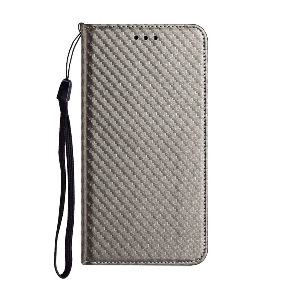 Galaxy A14 - Carbon Look Flip Case Hülle - Image 11