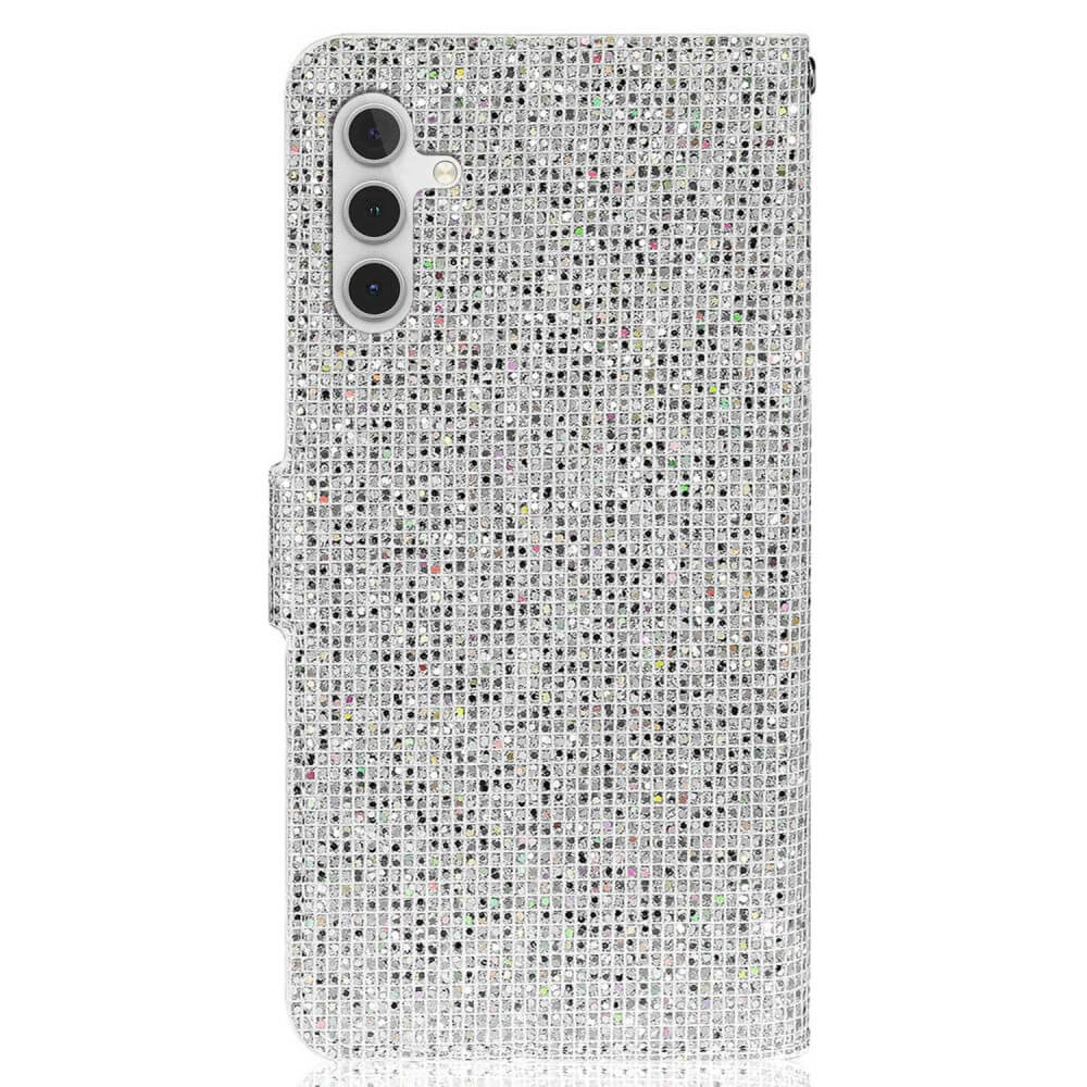 Galaxy A14 - Glitter Leder Etui - Image 24