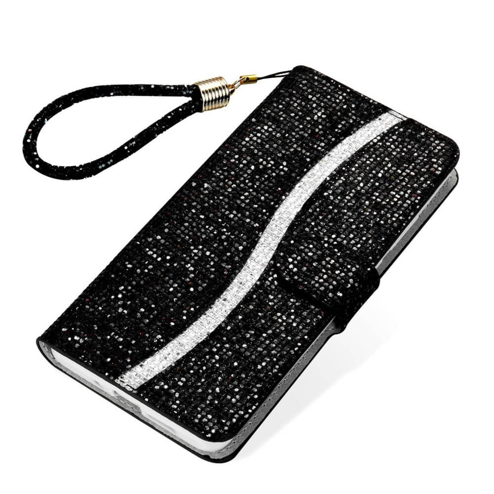 Galaxy A14 - Glitter Leder Etui - Image 4