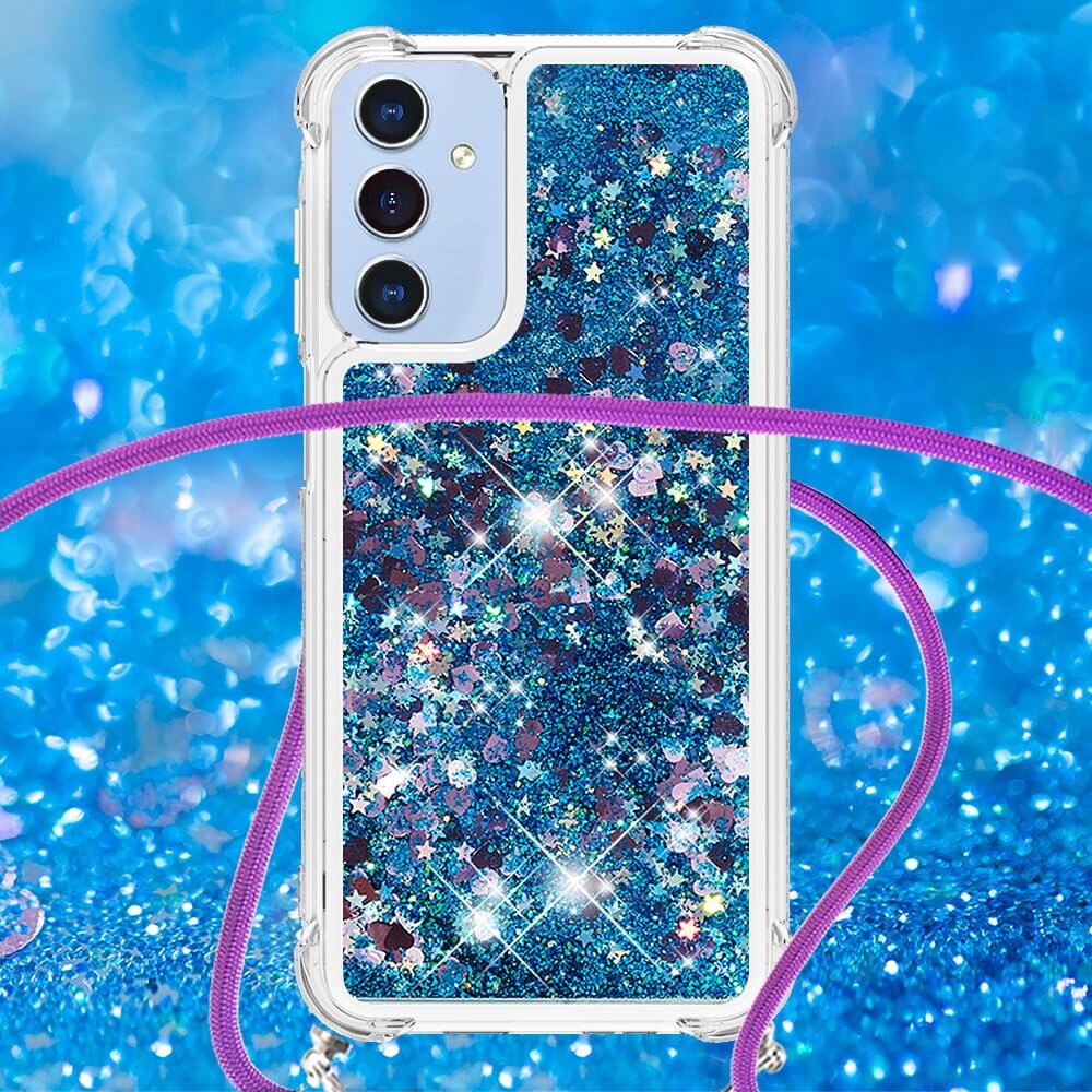 Galaxy A15 - Glitzer Hülle mit Umhängeband - Image 10