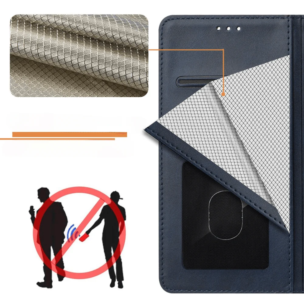 Galaxy A16 - Ledertasche mit RFID Blocker - Image 30