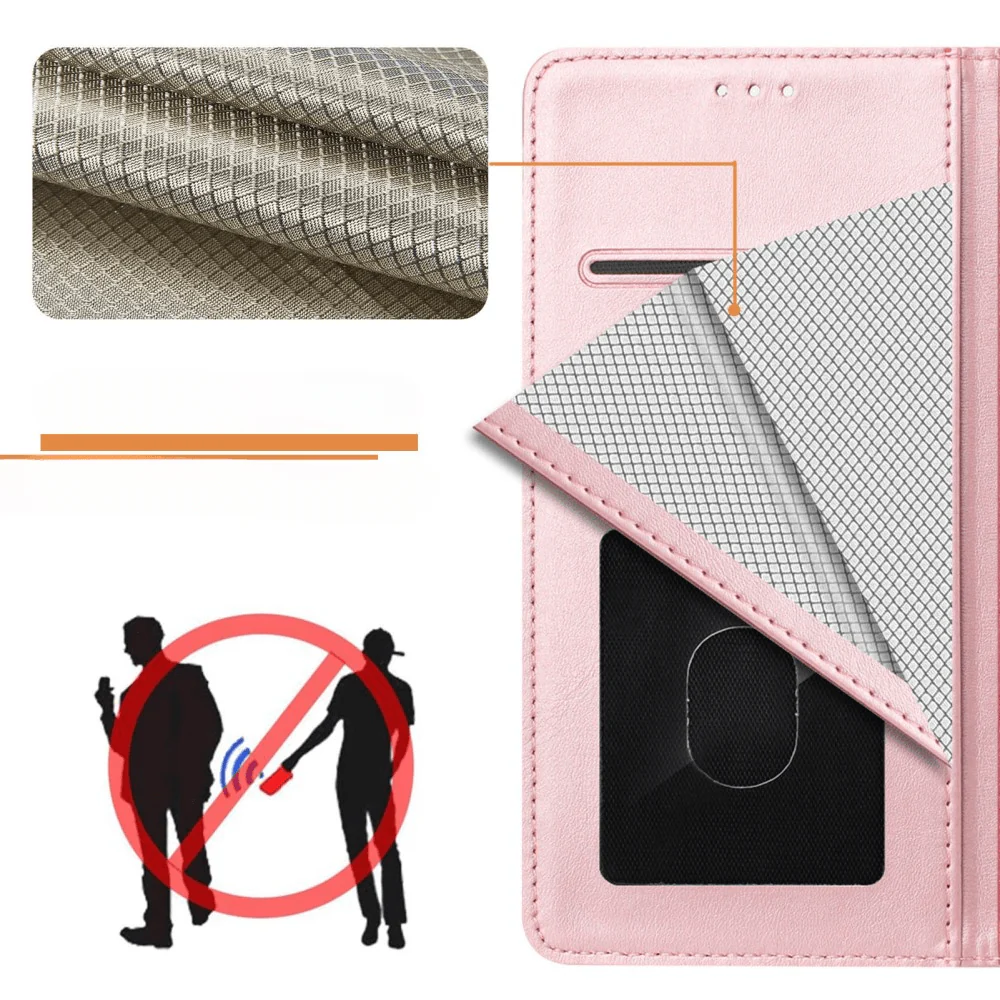 Galaxy A16 - Ledertasche mit RFID Blocker - Image 49